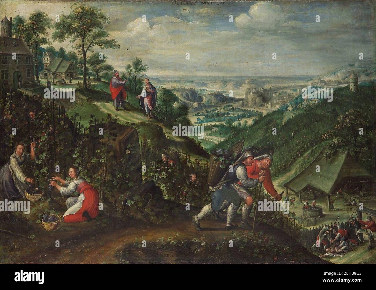 Marten Van Valckenborch Parable Of The Wicked Husbandmen October Marten Van Valckenborch Parable Of The Wicked Husbandmen October