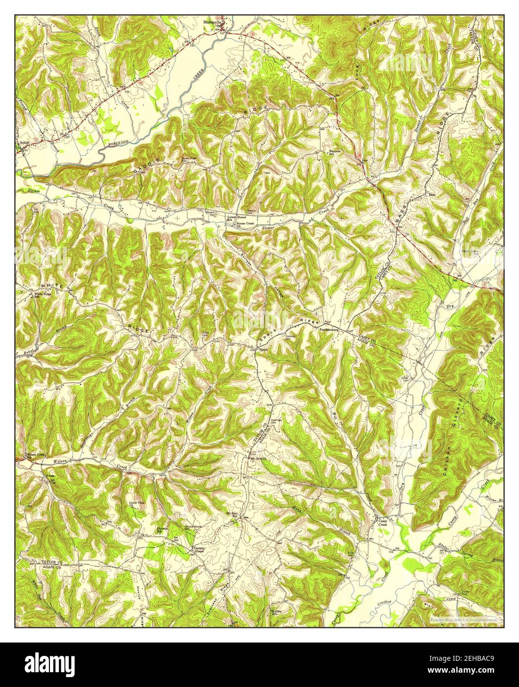 Map of mannsville hires stock photography and images Alamy