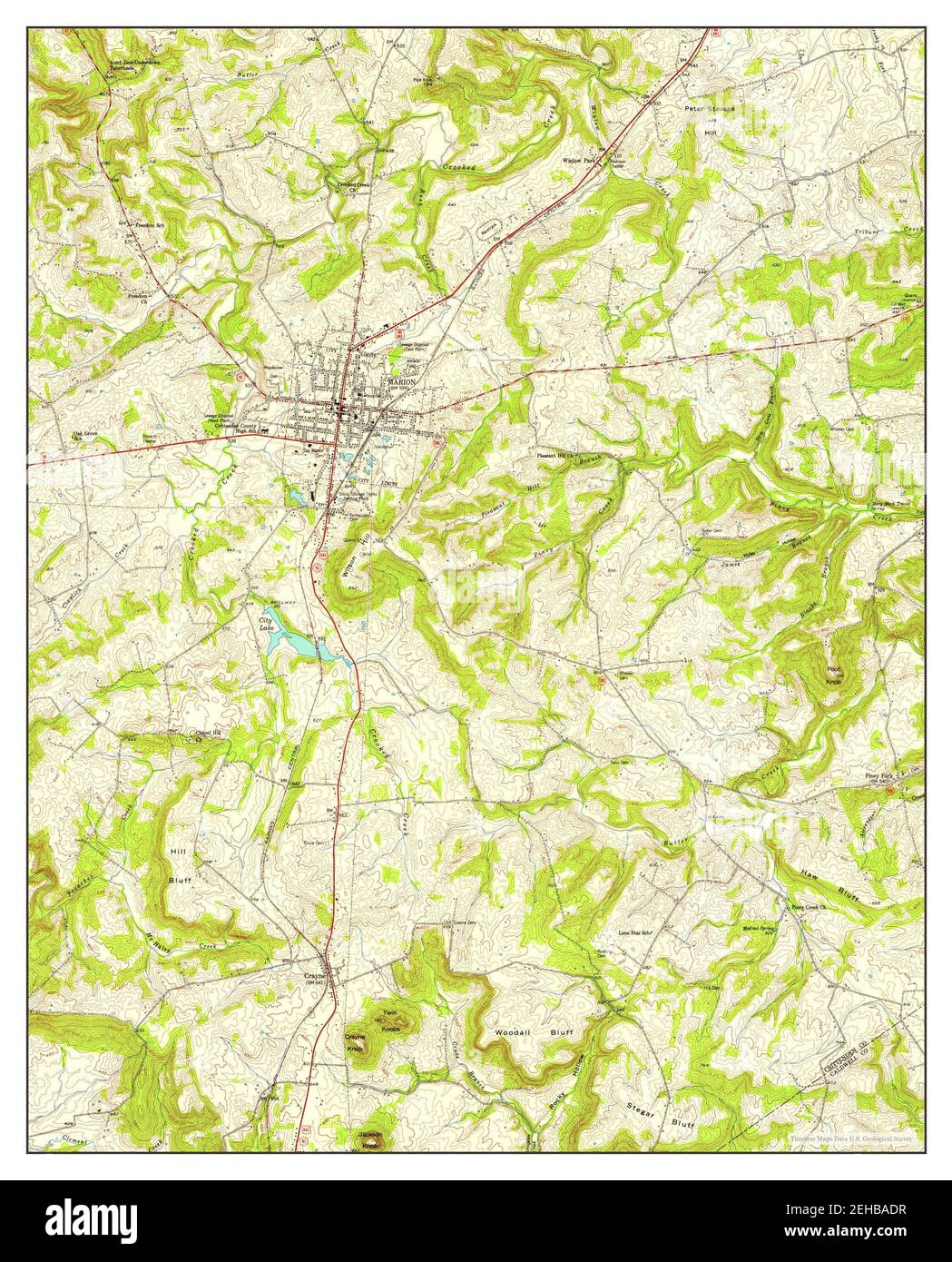 Marion kentucky map hires stock photography and images Alamy