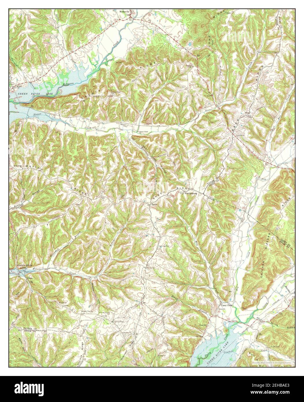 Map of mannsville Cut Out Stock Images & Pictures Alamy