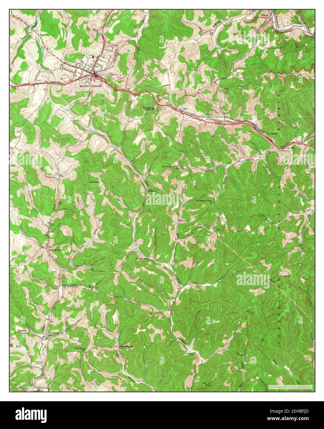 Mount vernon kentucky map Cut Out Stock Images & Pictures Alamy