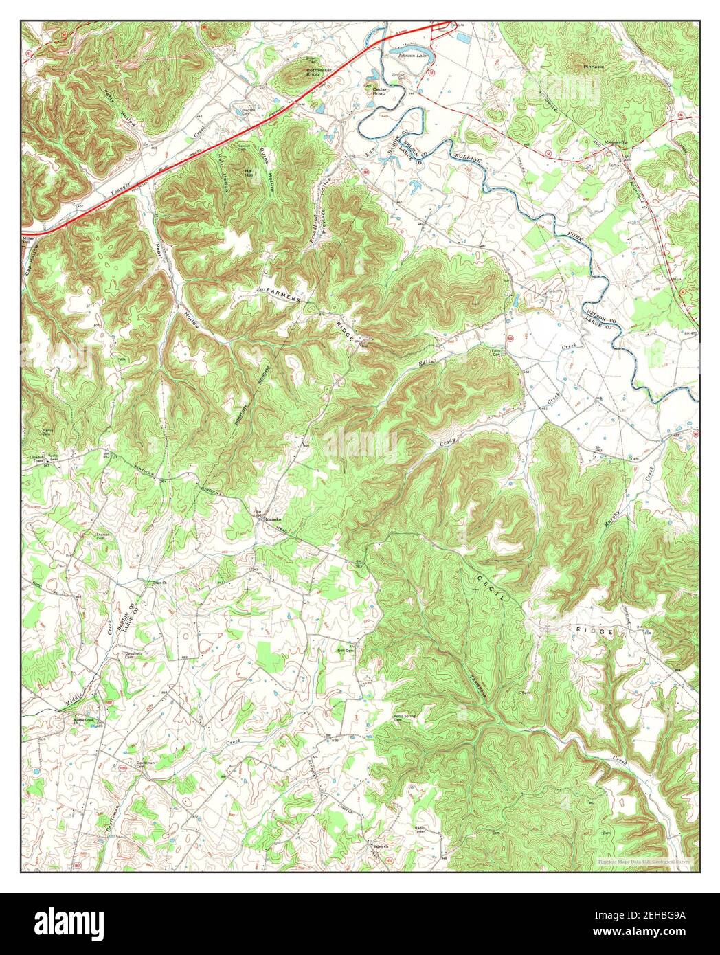 Nelsonville map hires stock photography and images Alamy