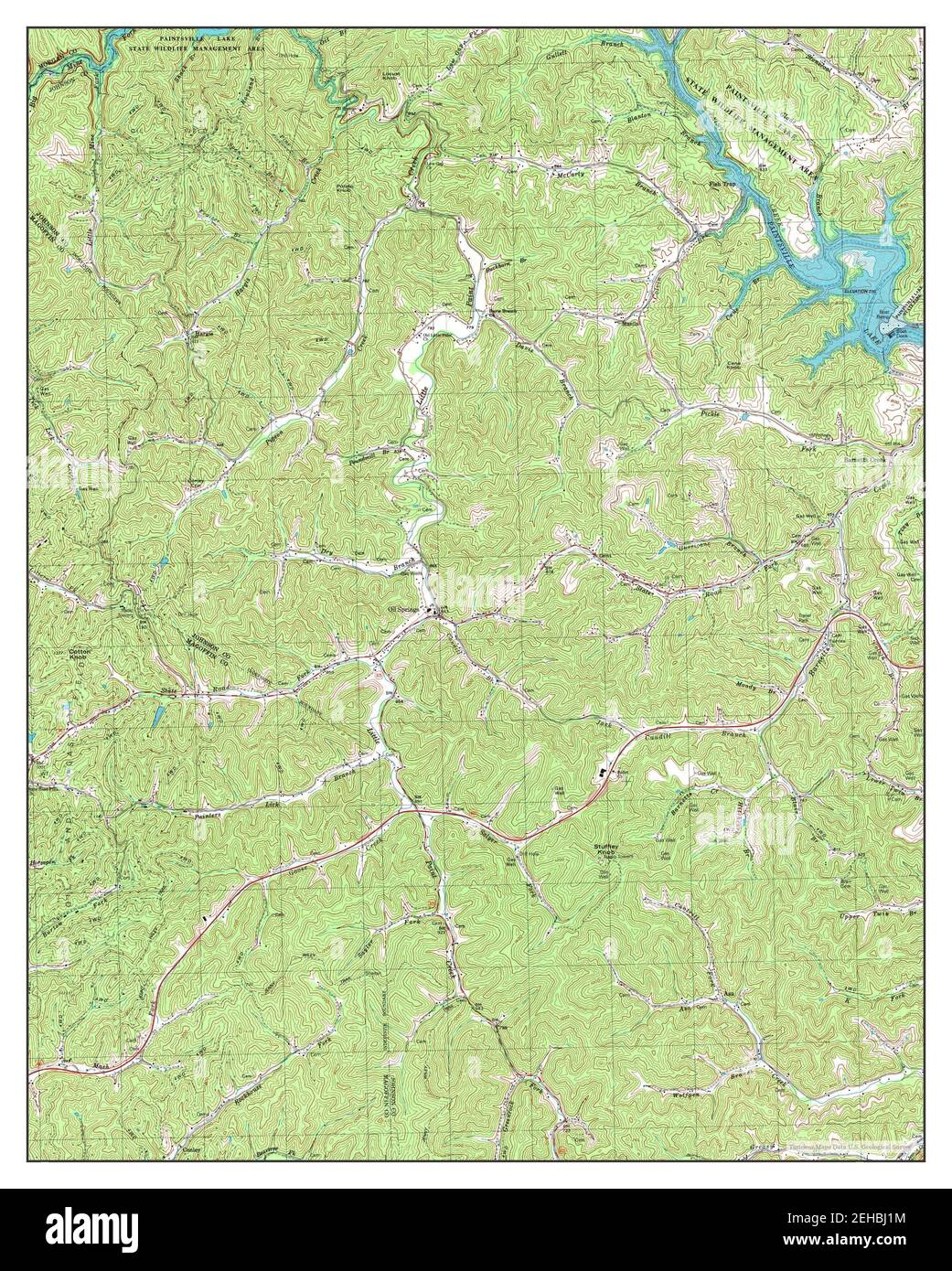 Map of oil springs hires stock photography and images Alamy