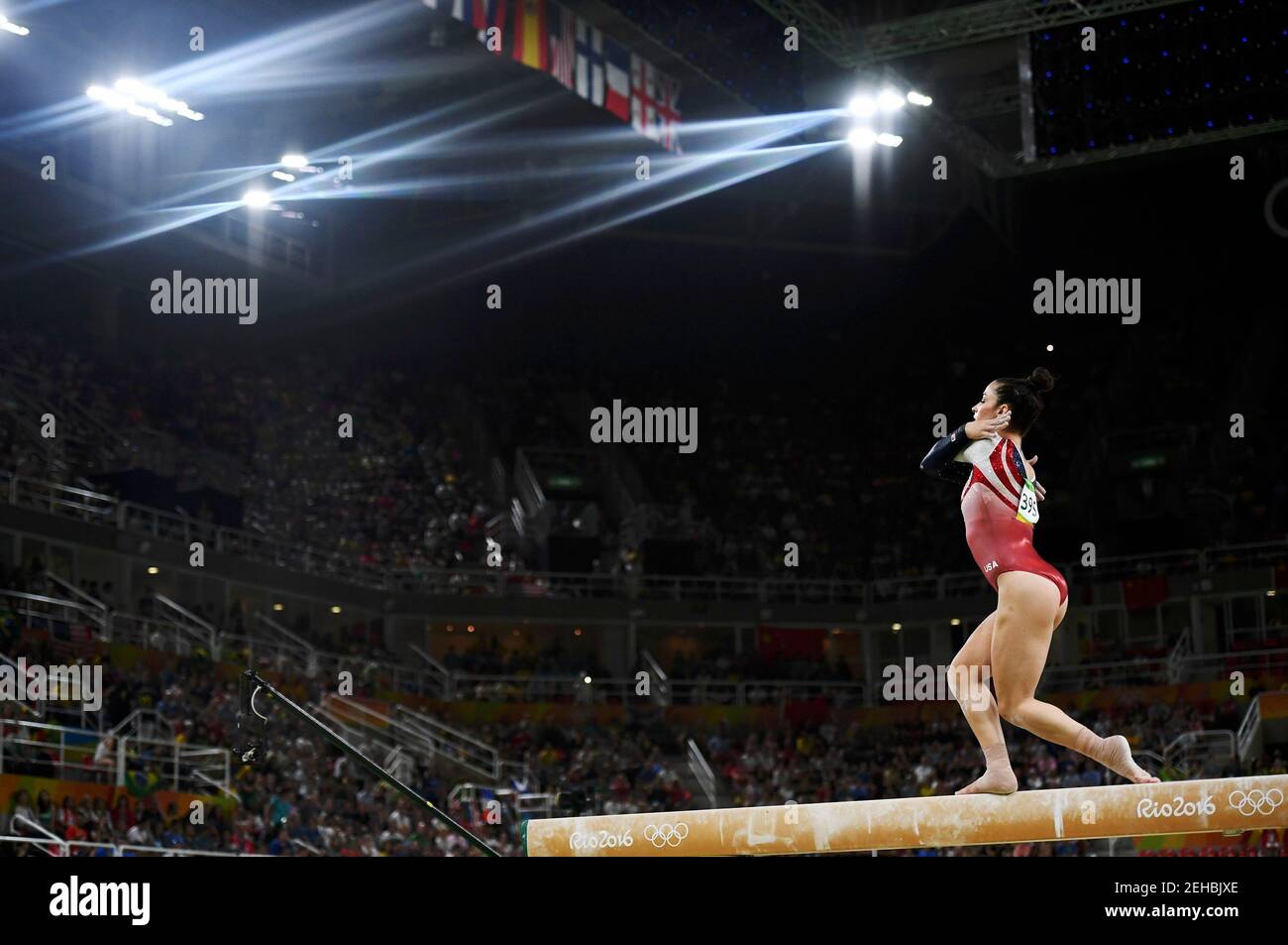 Aly raisman beam hi-res stock photography and images - Alamy
