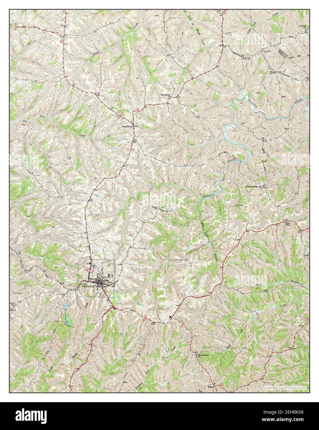 Owenton map hires stock photography and images Alamy