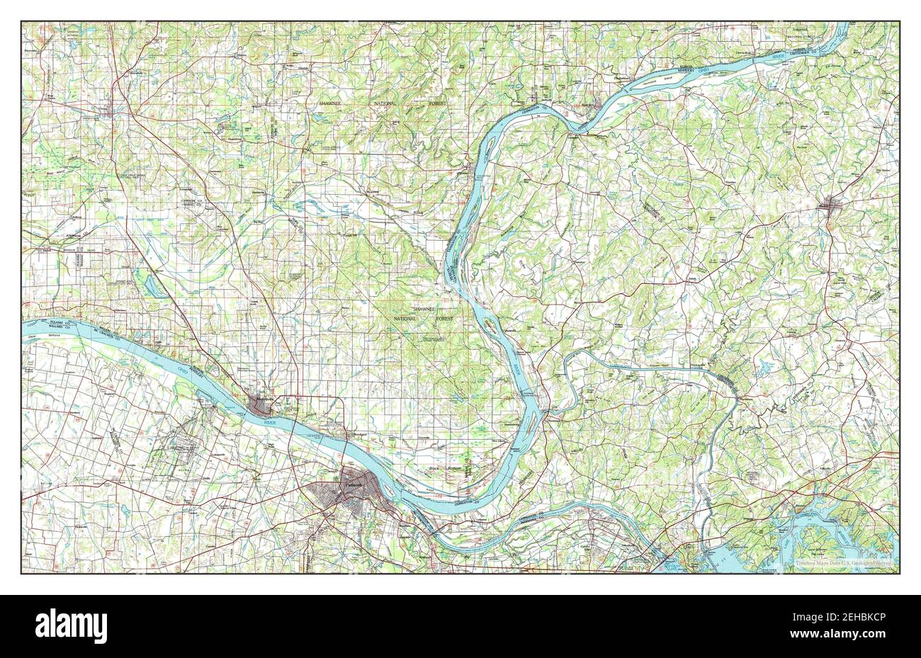 Paducah map hires stock photography and images Alamy