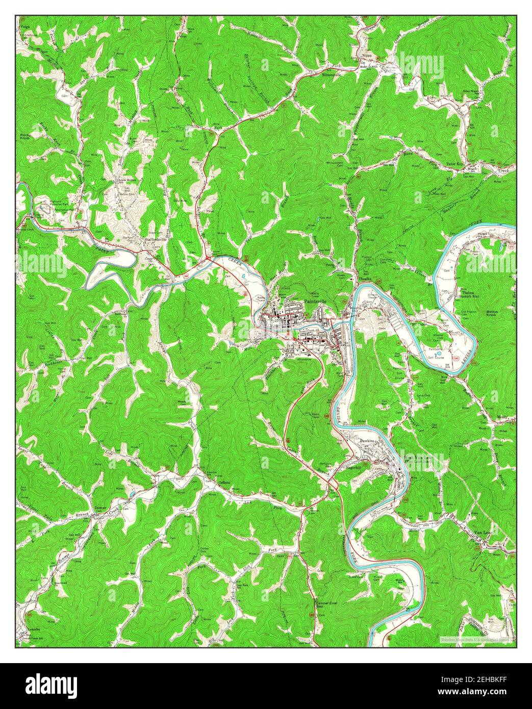 Paintsville map hires stock photography and images Alamy