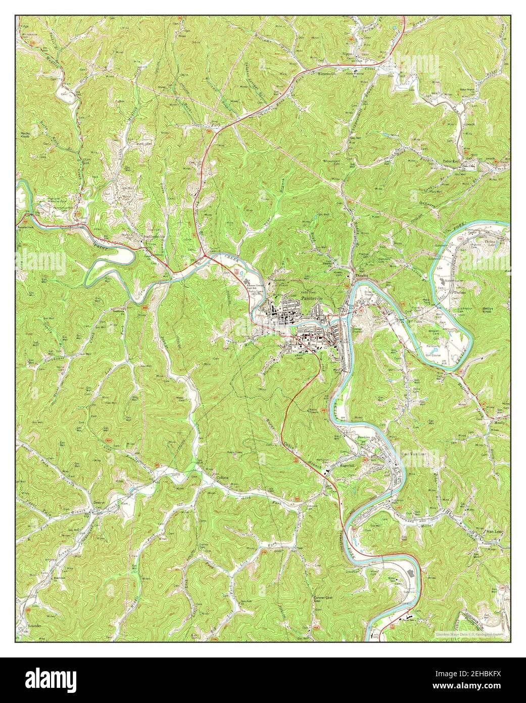 Map of paintsville hires stock photography and images Alamy