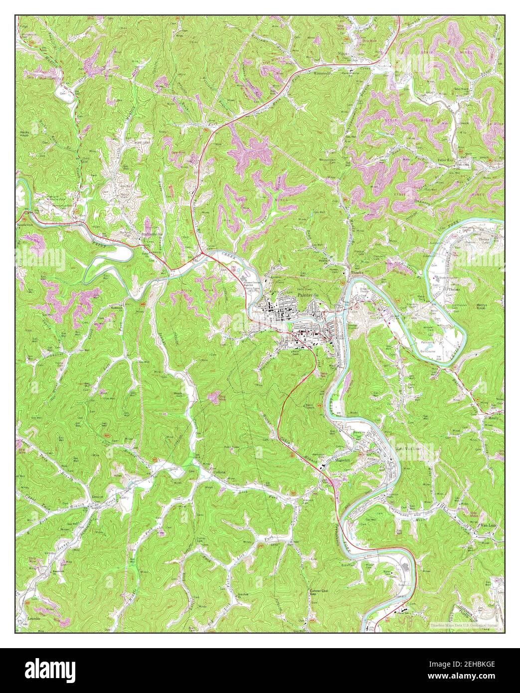 Paintsville map hires stock photography and images Alamy