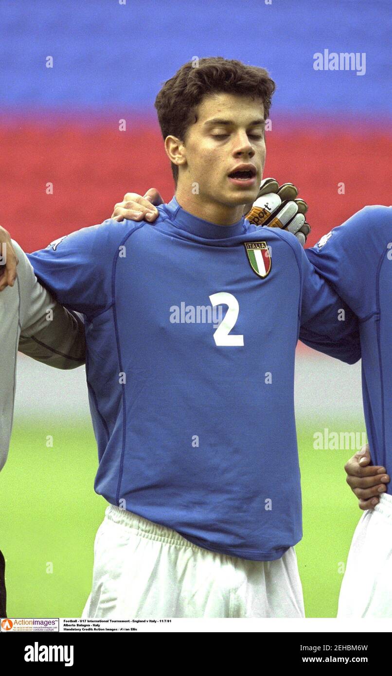 Football U17 International Tournament England V Italy 11 7 01 Alberto Balagna Italy Mandatory Credit Action Images Aidan Ellis Stock Photo Alamy Football U17 International Tournament England V Italy 11 7 01 Alberto Balagna Italy Mandatory Credit Action Images Aidan Ellis Stock Photo Alamy