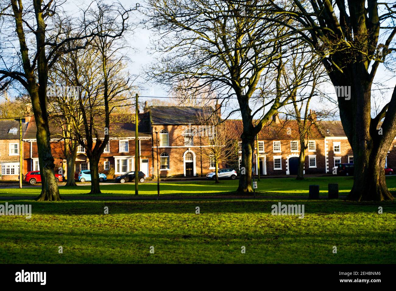 Brompton Village, Northallerton, North Yorkshire, England Stock Photo