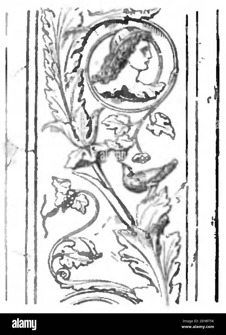 Owen jones - Grammaire de l ornement, 1856 (page 260 crop) a. Stock Photo