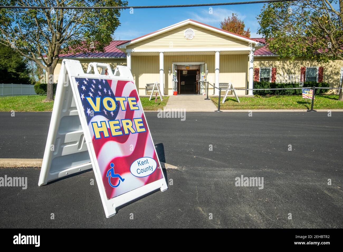 Election day 2020 at polling places in Maryland Stock Photo Alamy