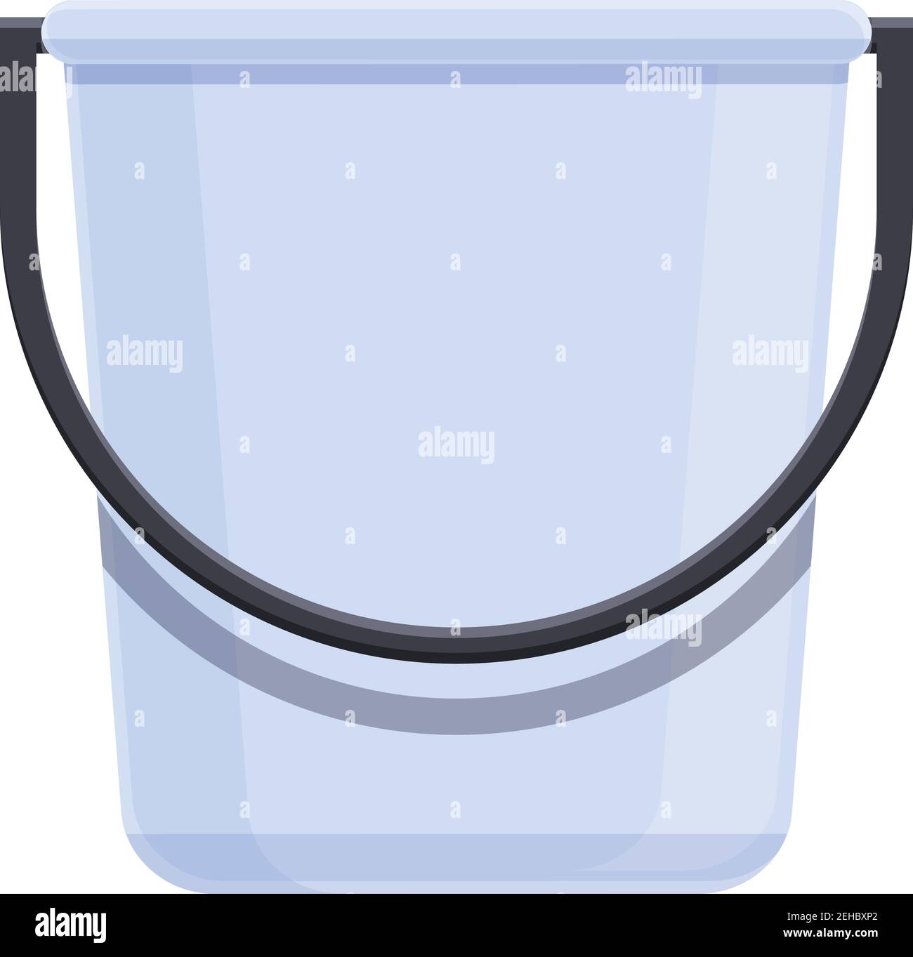 Bucket icon. Cartoon of bucket vector icon for web design isolated on ...
