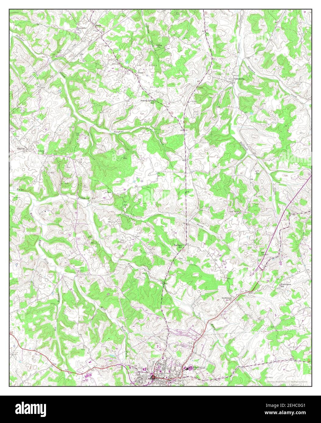 Map of scottsville hires stock photography and images Alamy