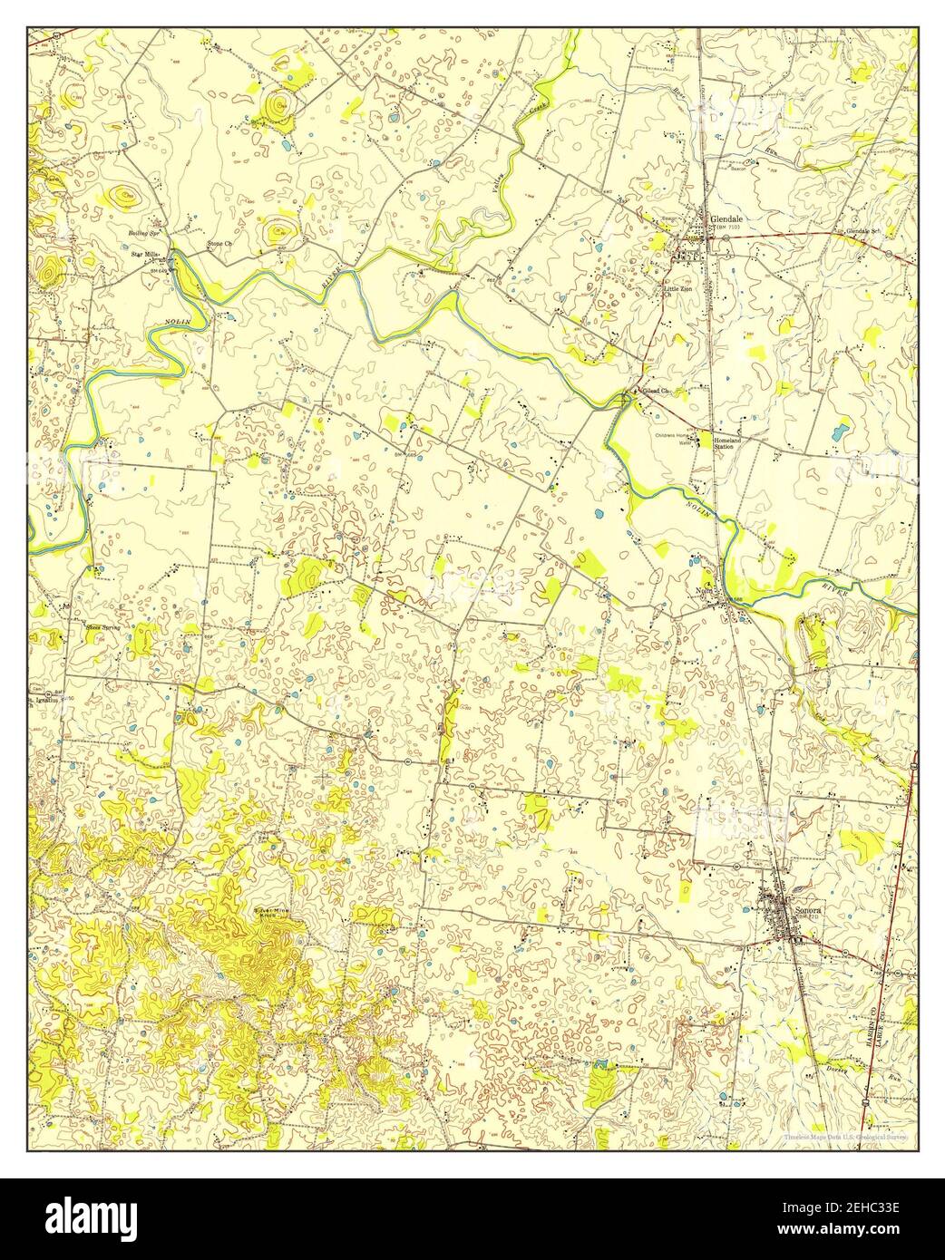 Sonora map Cut Out Stock Images & Pictures Alamy