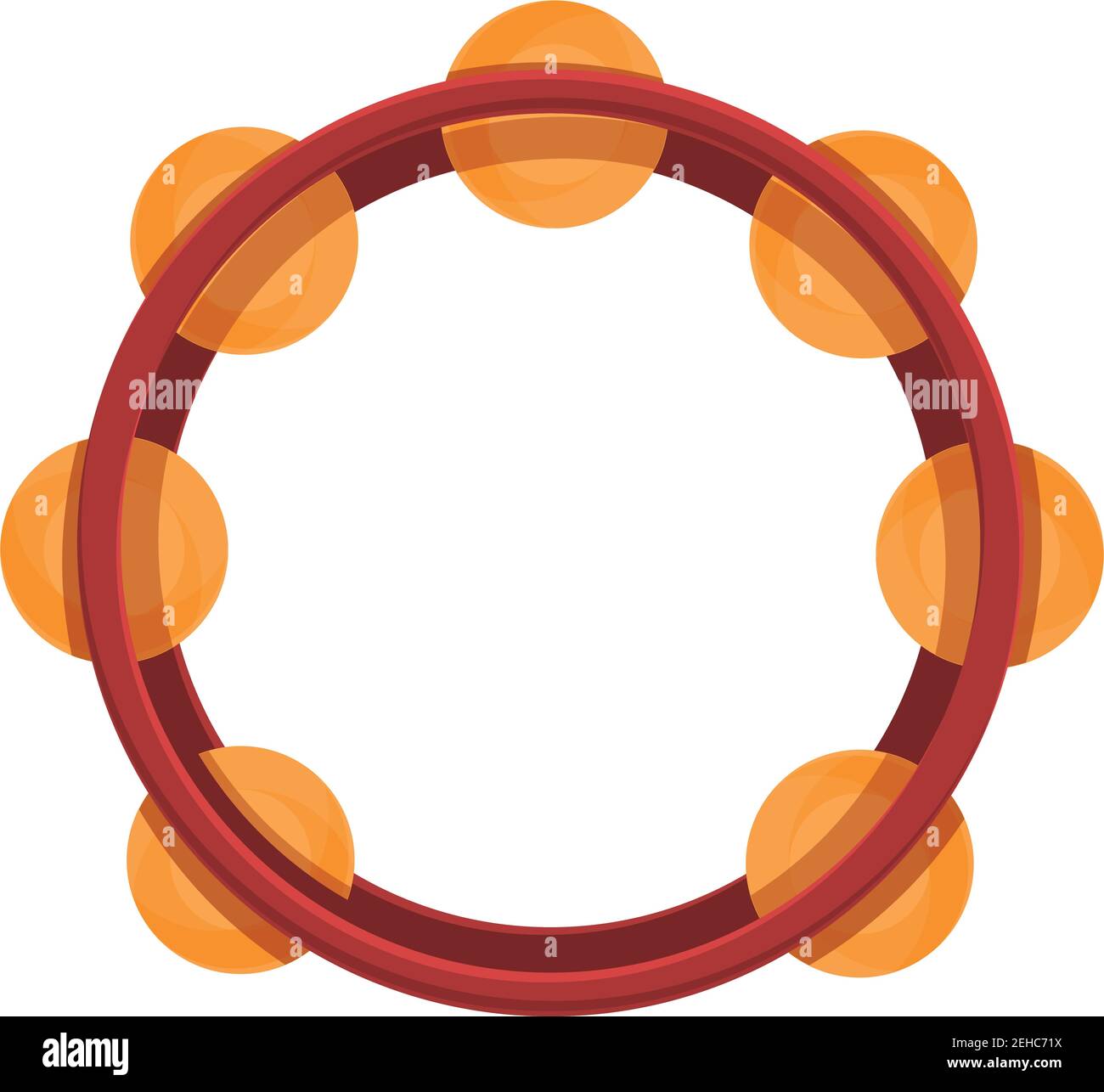 Tambourine sound outlet