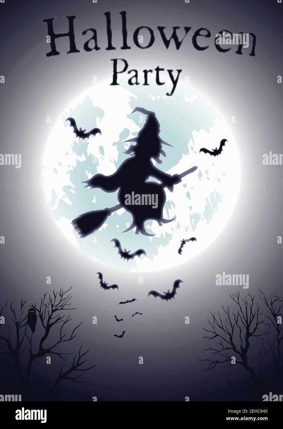 Witch Flying on Broomstick Vector Template Witch Flying on Broomstick Witch Flying on Broomstick Vector Template Witch Flying on Broomstick