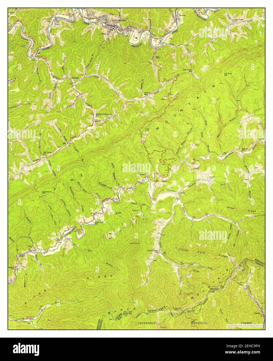 Whitesburg kentucky map Cut Out Stock Images & Pictures Alamy