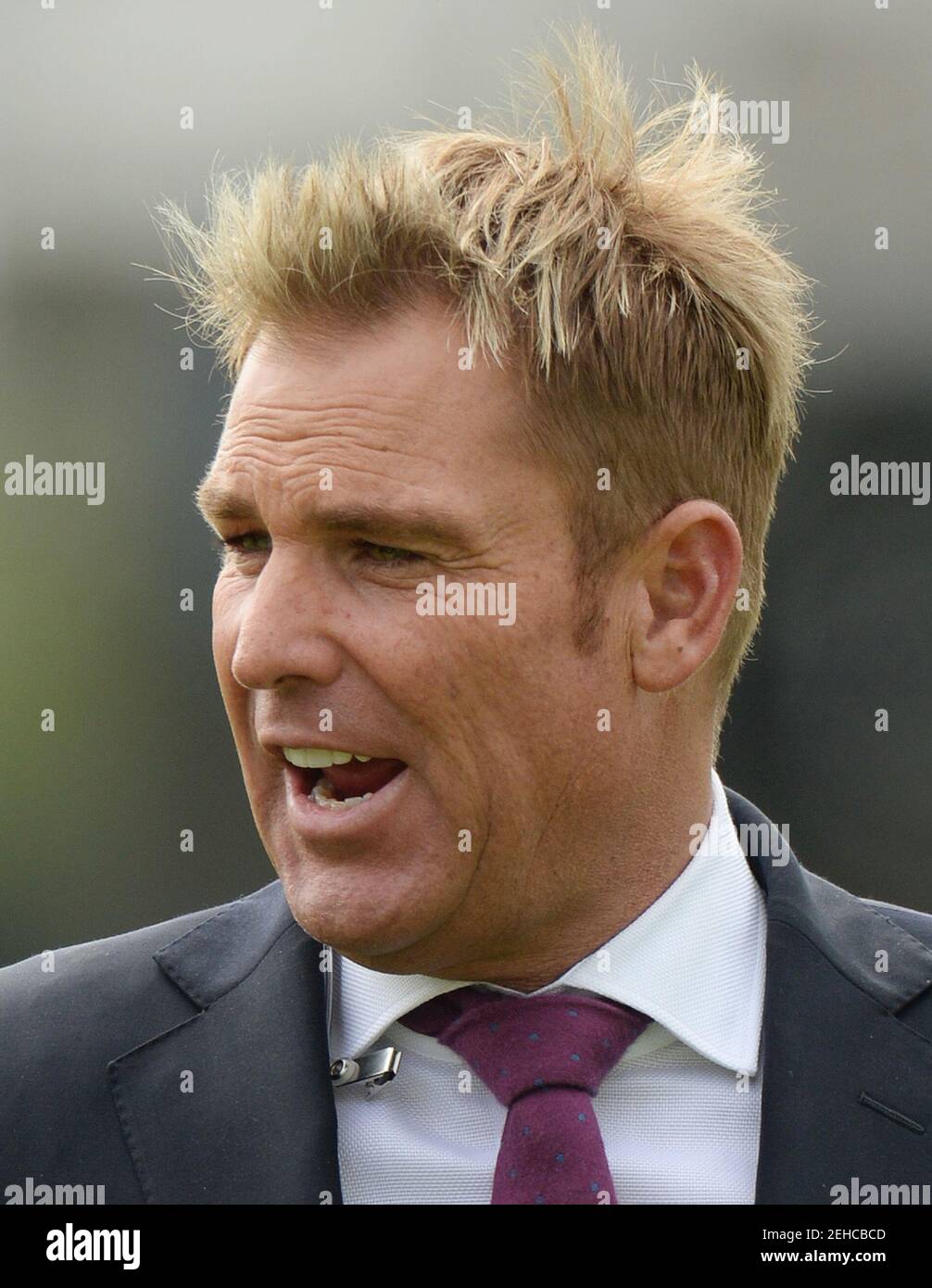 Cricket - England v Australia - Investec Ashes Test Series Second Test - Lord?s - 16/7/15 Former Australia player Shane Warne  Reuters / Philip Brown Livepic Stock Photo