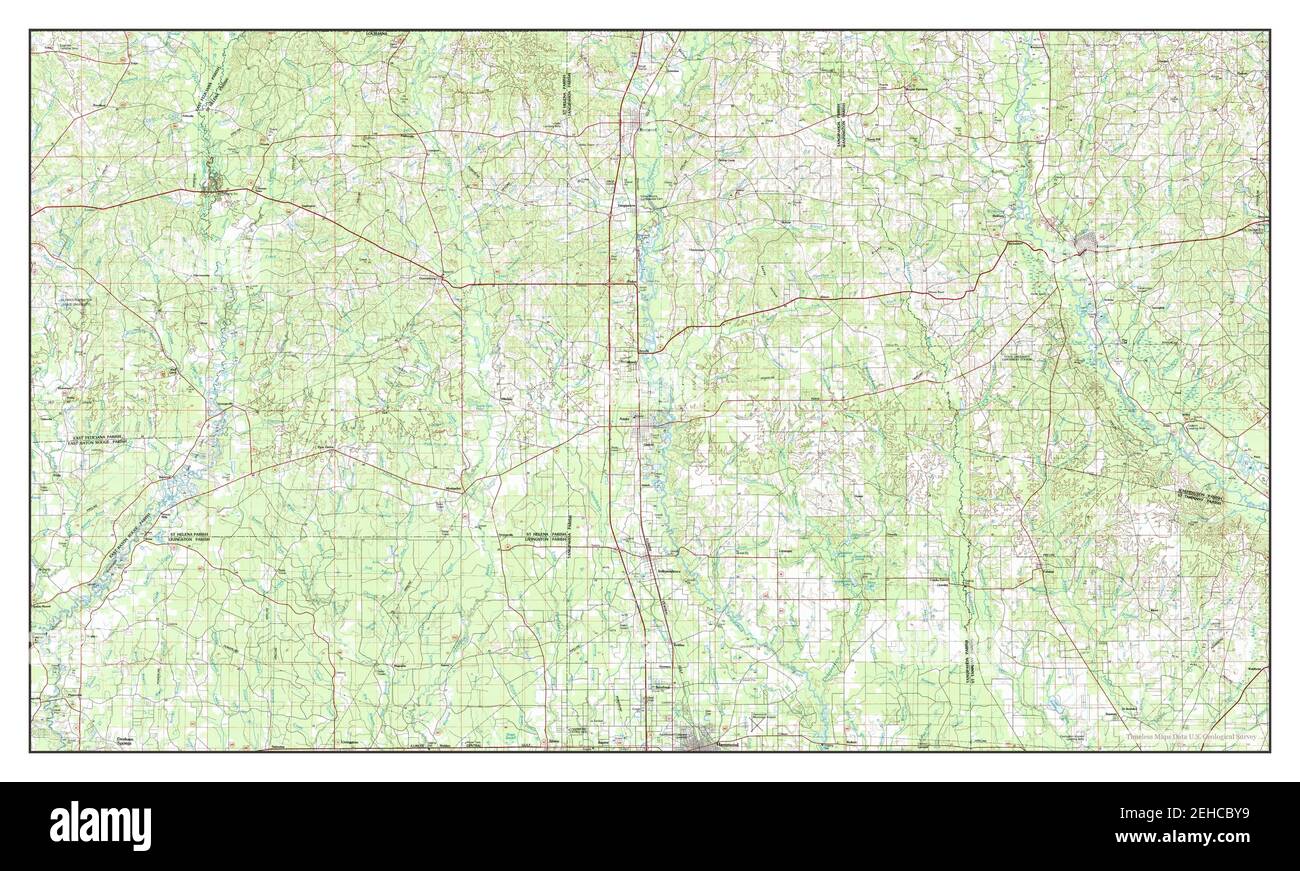 Amite louisiana map hires stock photography and images Alamy