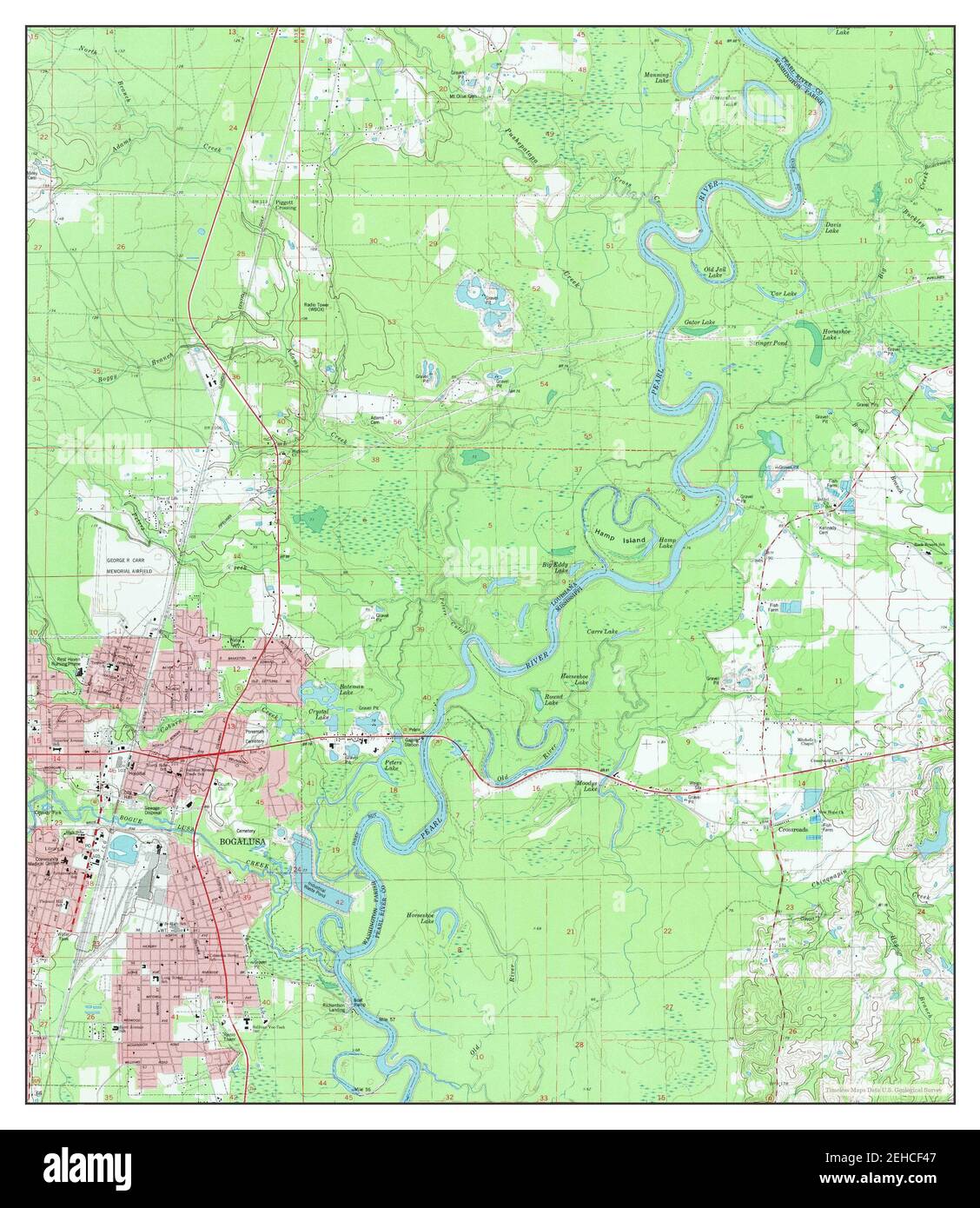 Bogalusa map hires stock photography and images Alamy