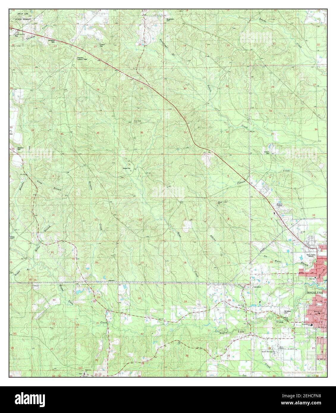 Bogalusa map hires stock photography and images Alamy