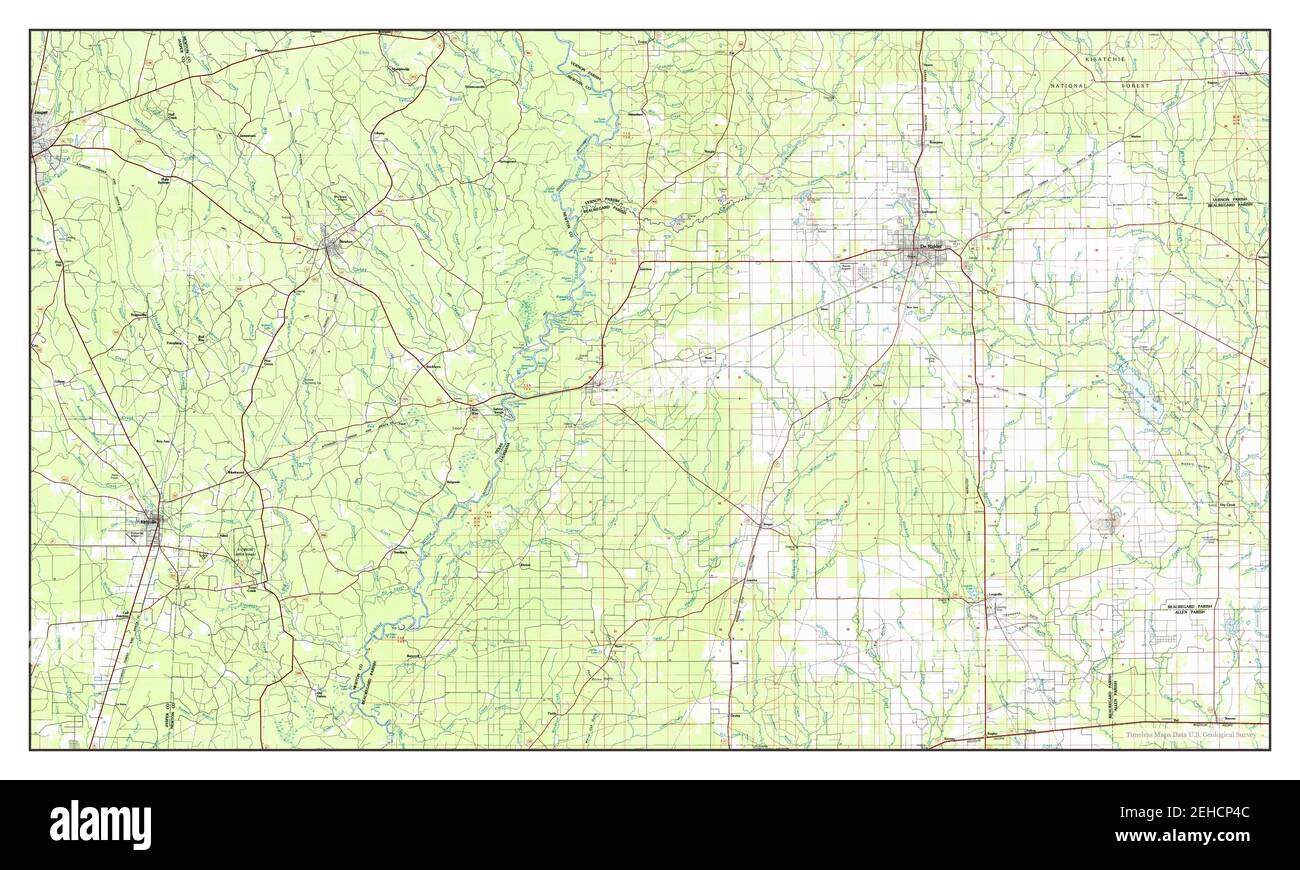 Deridder map Cut Out Stock Images & Pictures Alamy