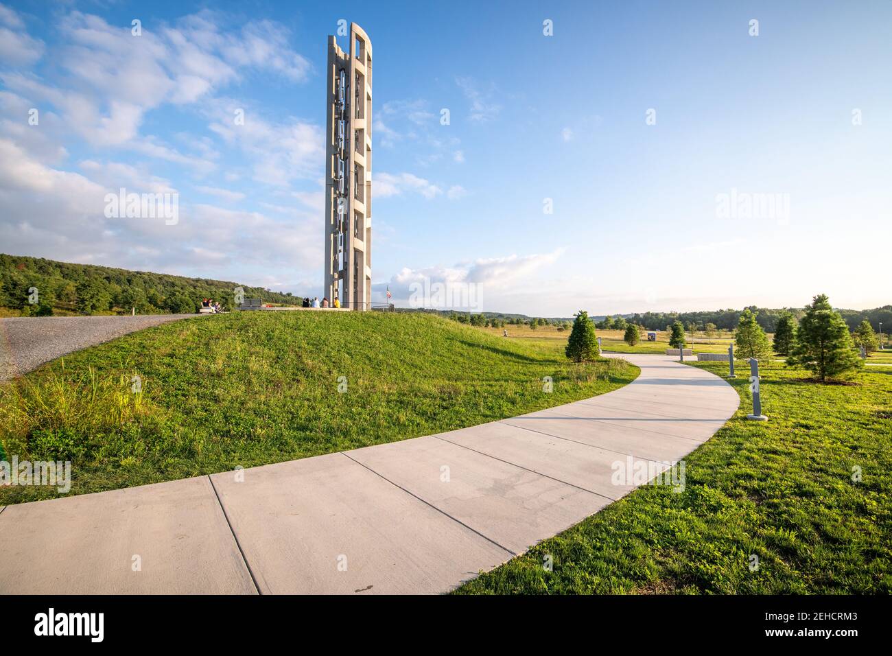 The "Tower of Voices" at Flight 93 Memorial, Shanksville, PA Stock