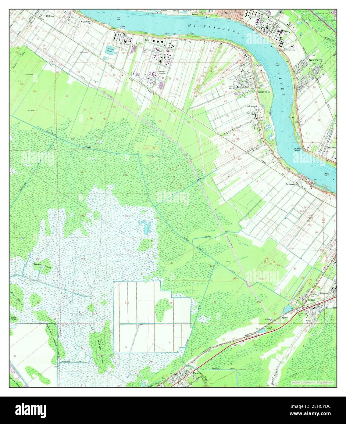 Hahnville map hires stock photography and images Alamy