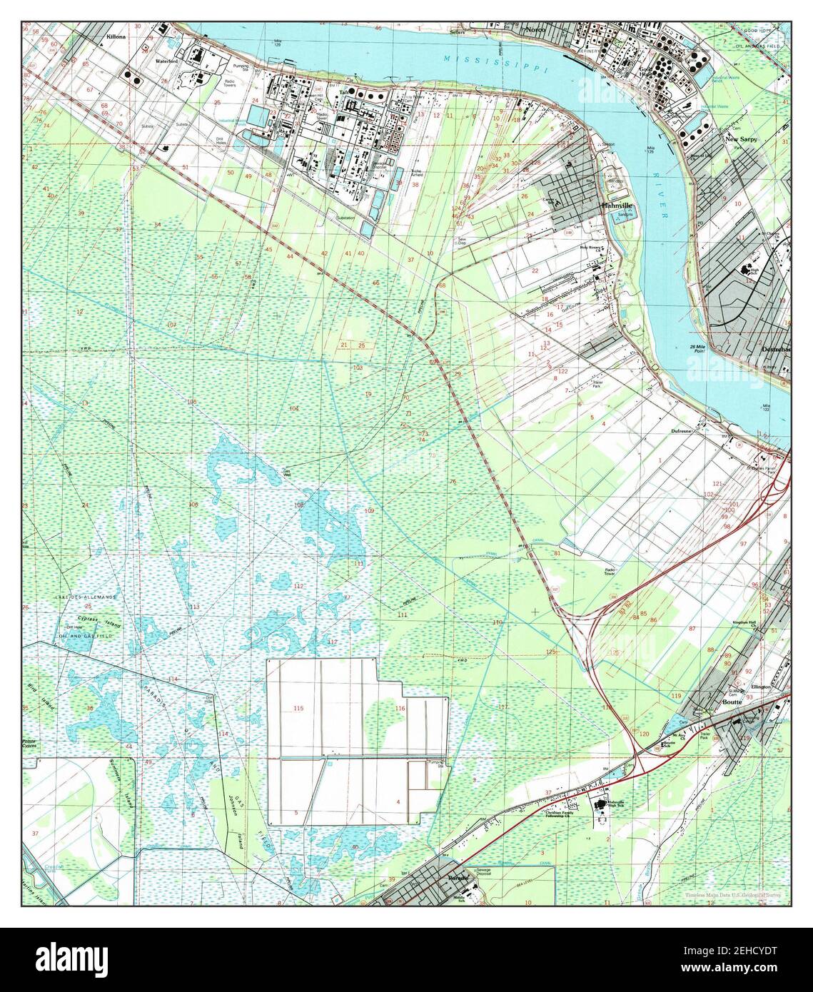 Map of hahnville hires stock photography and images Alamy