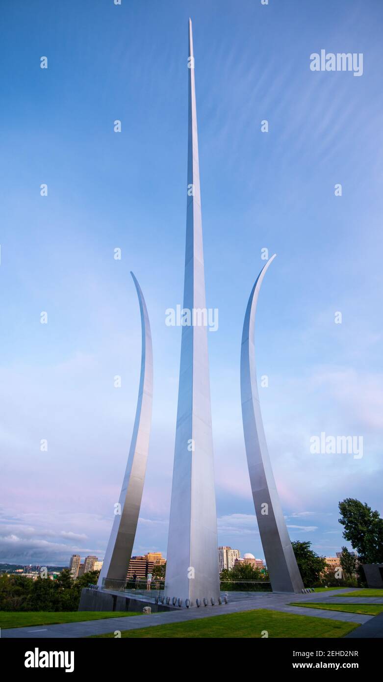 The United States Air Force Memorial, Washington DC Stock Photo - Alamy