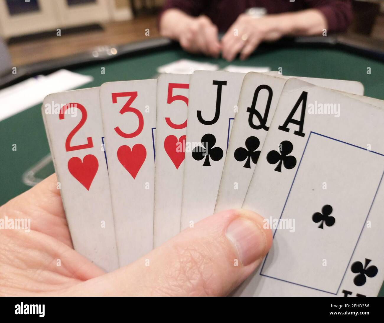 Two Handed Rummy Rummy hand hi-res stock photography and images - Alamy