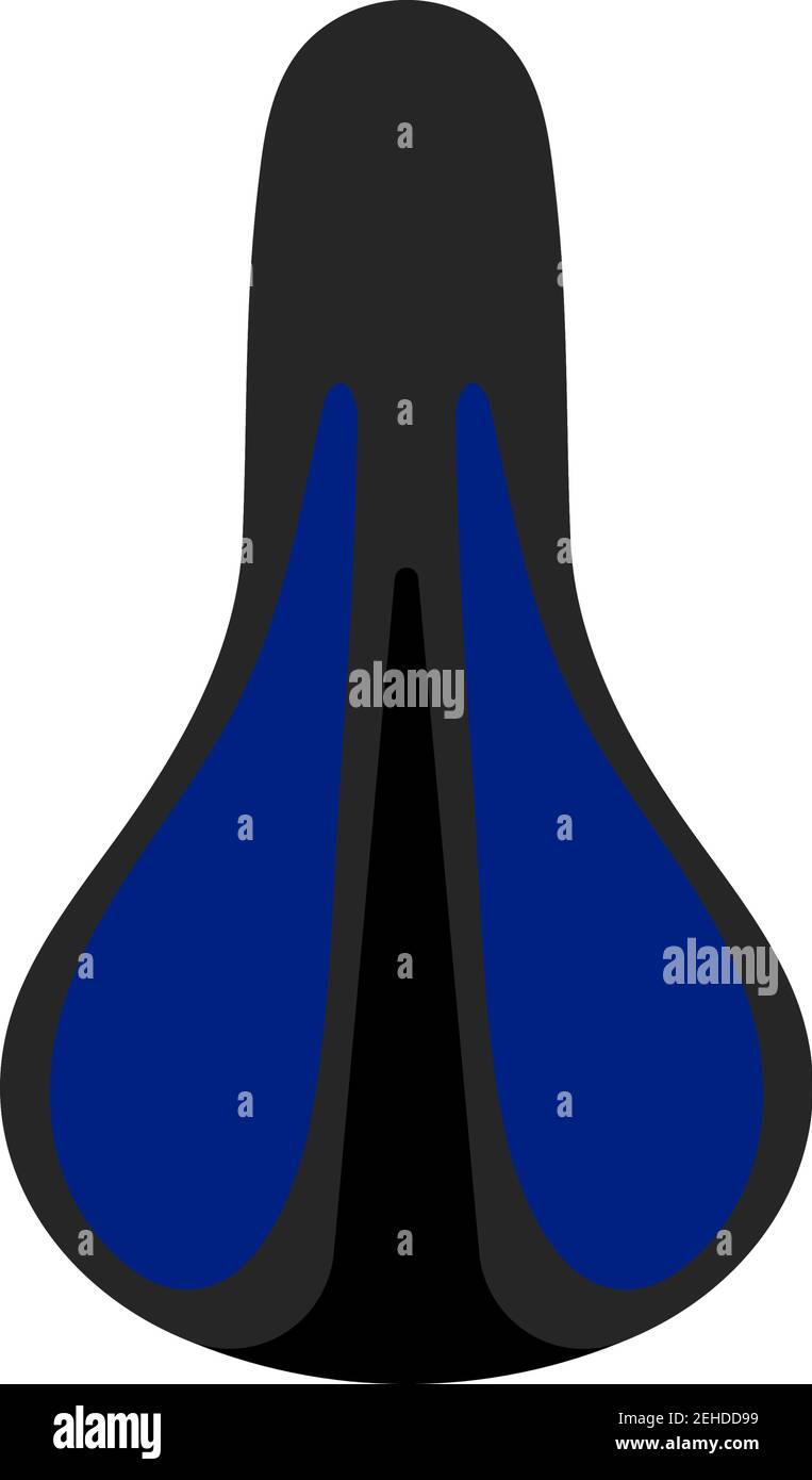 Bike Seat Icon Top View Stock Vector