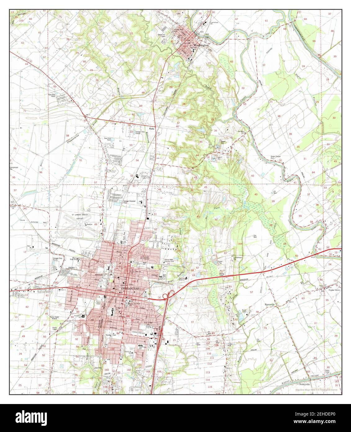 Opelousas map hires stock photography and images Alamy