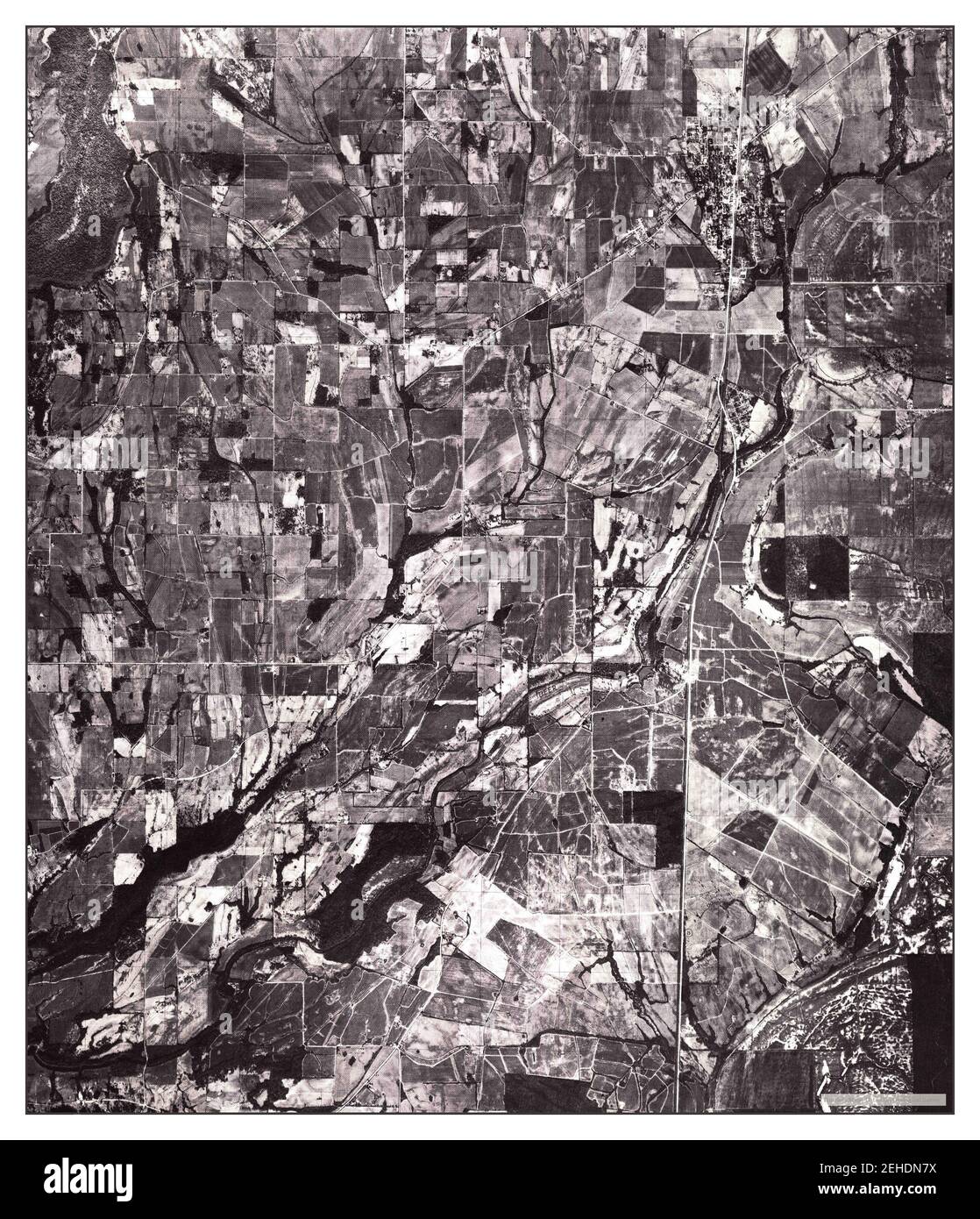 Sicily Island NW, Louisiana, map 1976, 124000, United States of