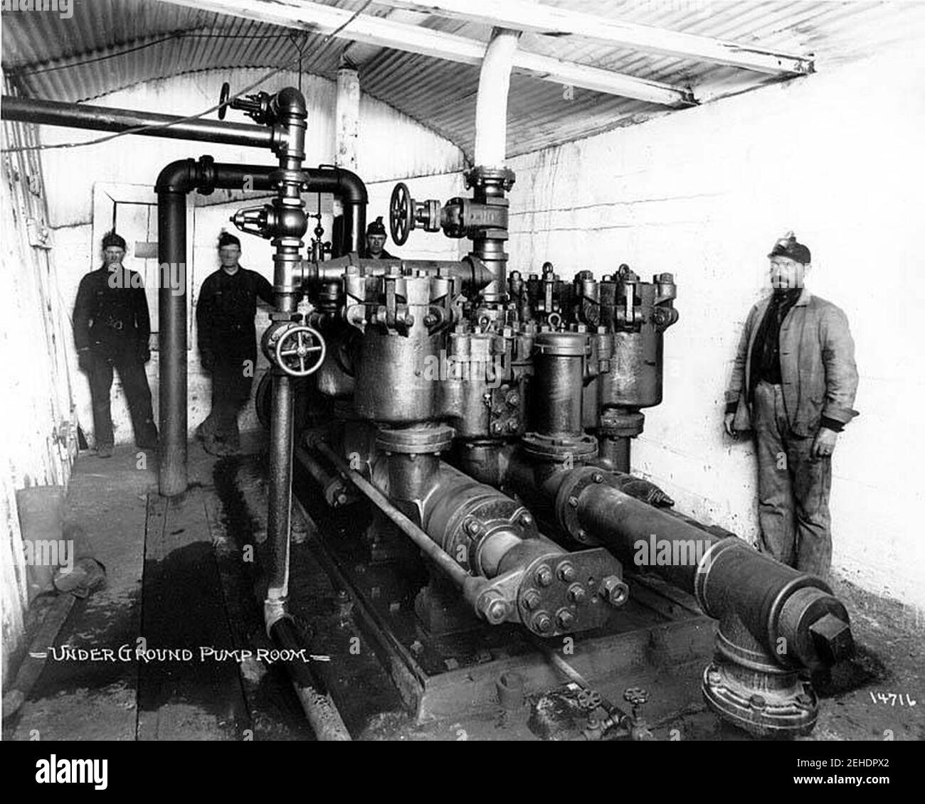 Pacific Coast Coal Co, Newcastle vicinity, underground pump room Stock