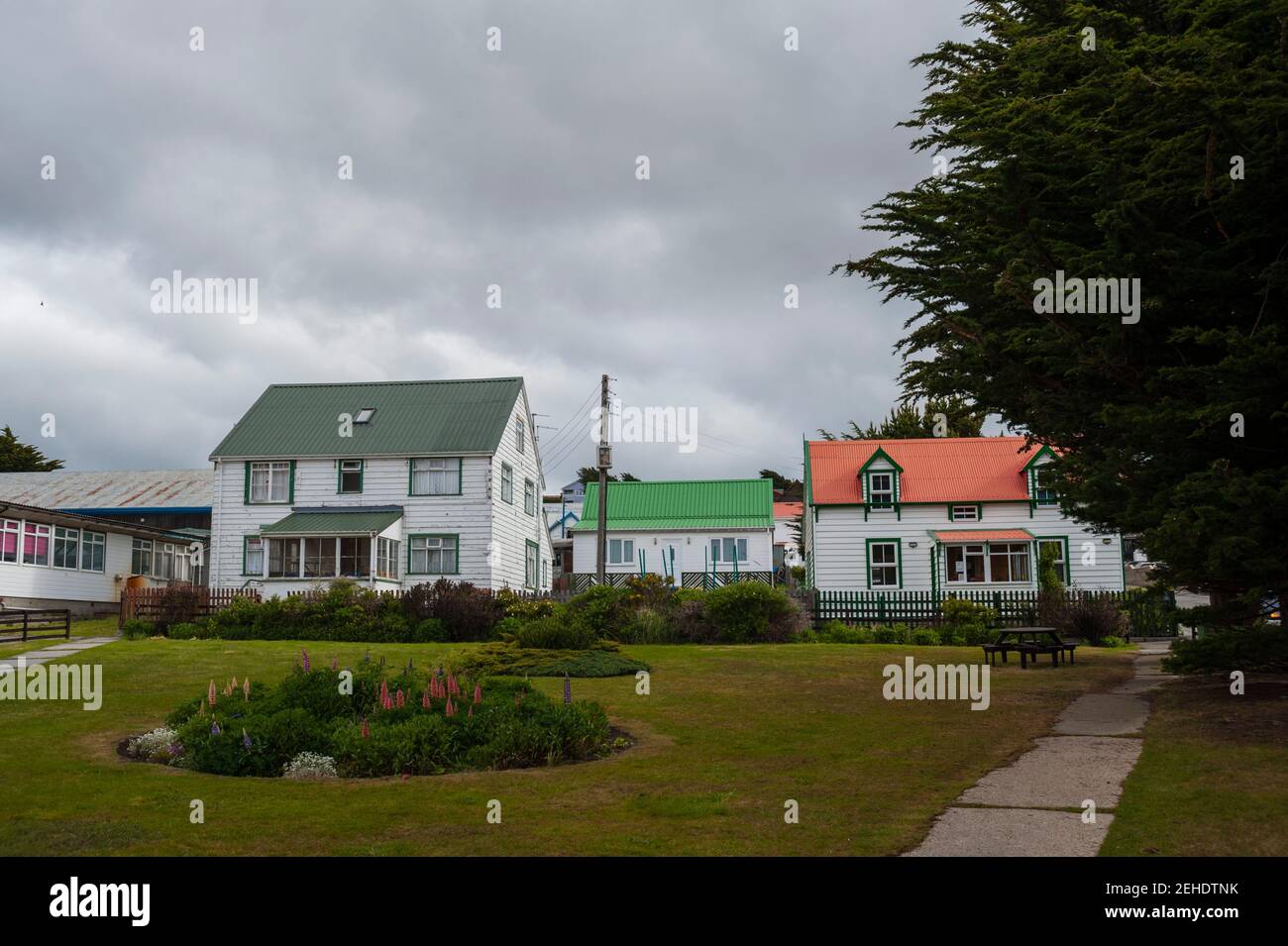 Stanley, Falkland Islands. Stock Photo