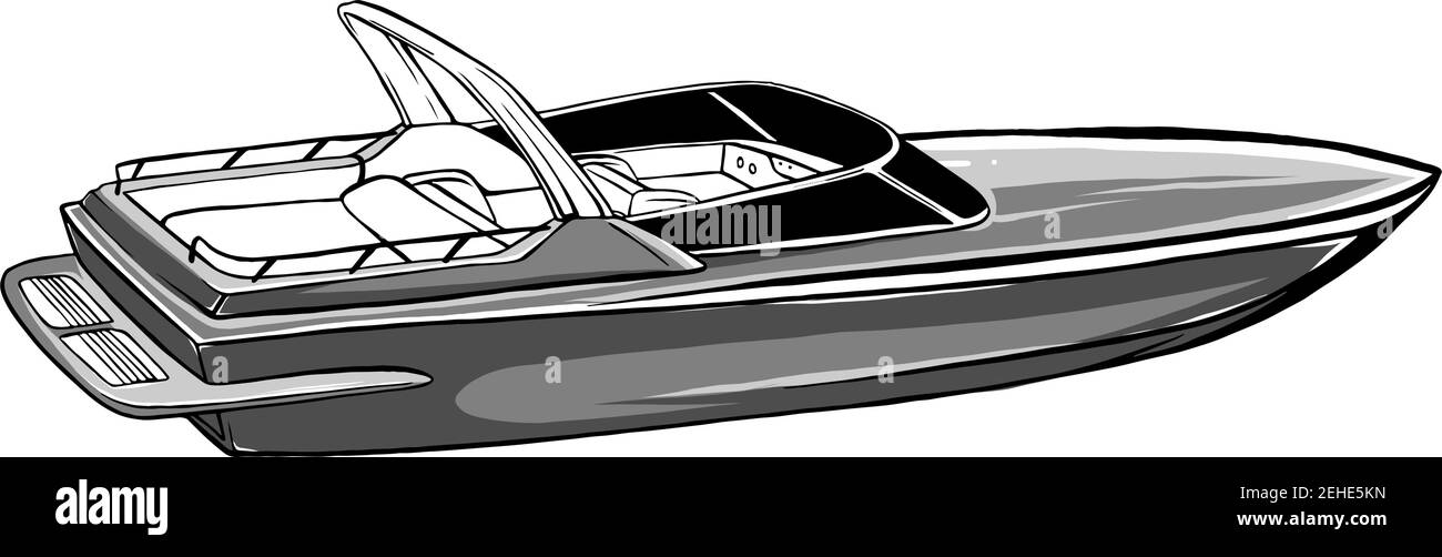 row boat clip art black and white