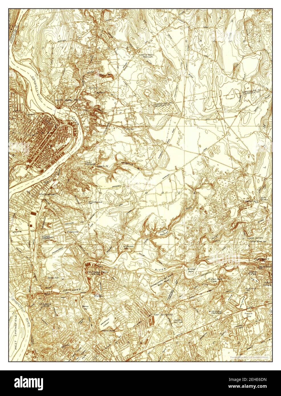 Chicopee massachusetts map Cut Out Stock Images & Pictures Alamy