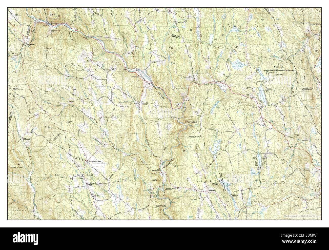 Map of goshen Cut Out Stock Images & Pictures Alamy