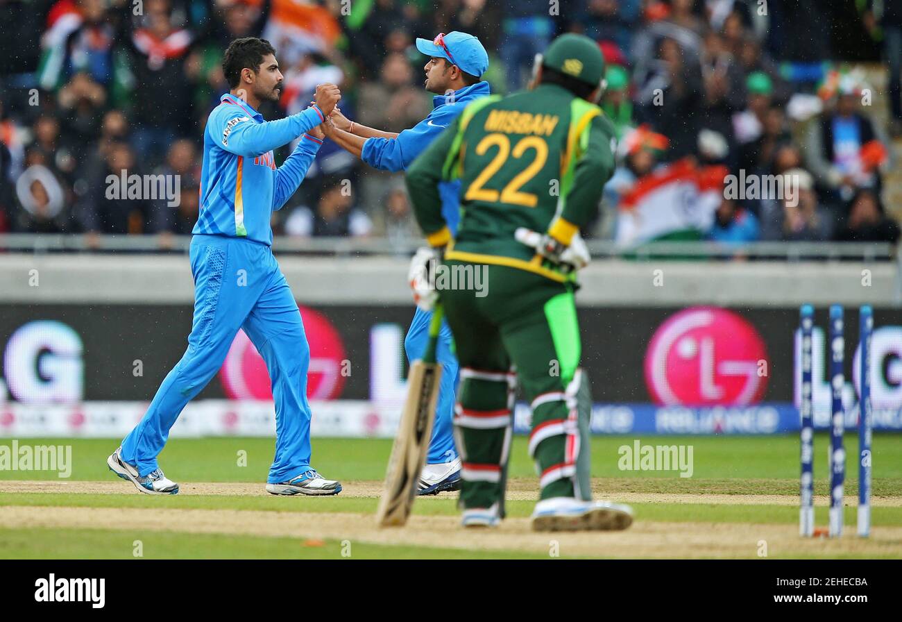 Cricket India V Pakistan Icc Champions Trophy 13 Group B Edgbaston 15 6 13 India S Ravindra