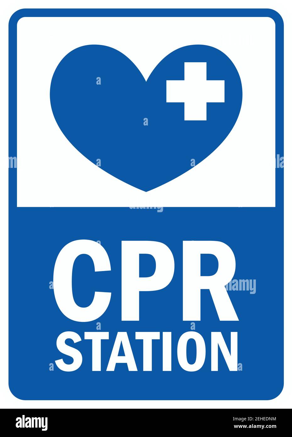 CPR Cardiopulmonary Resuscitation sign and symbol. vector illustration Stock Vector