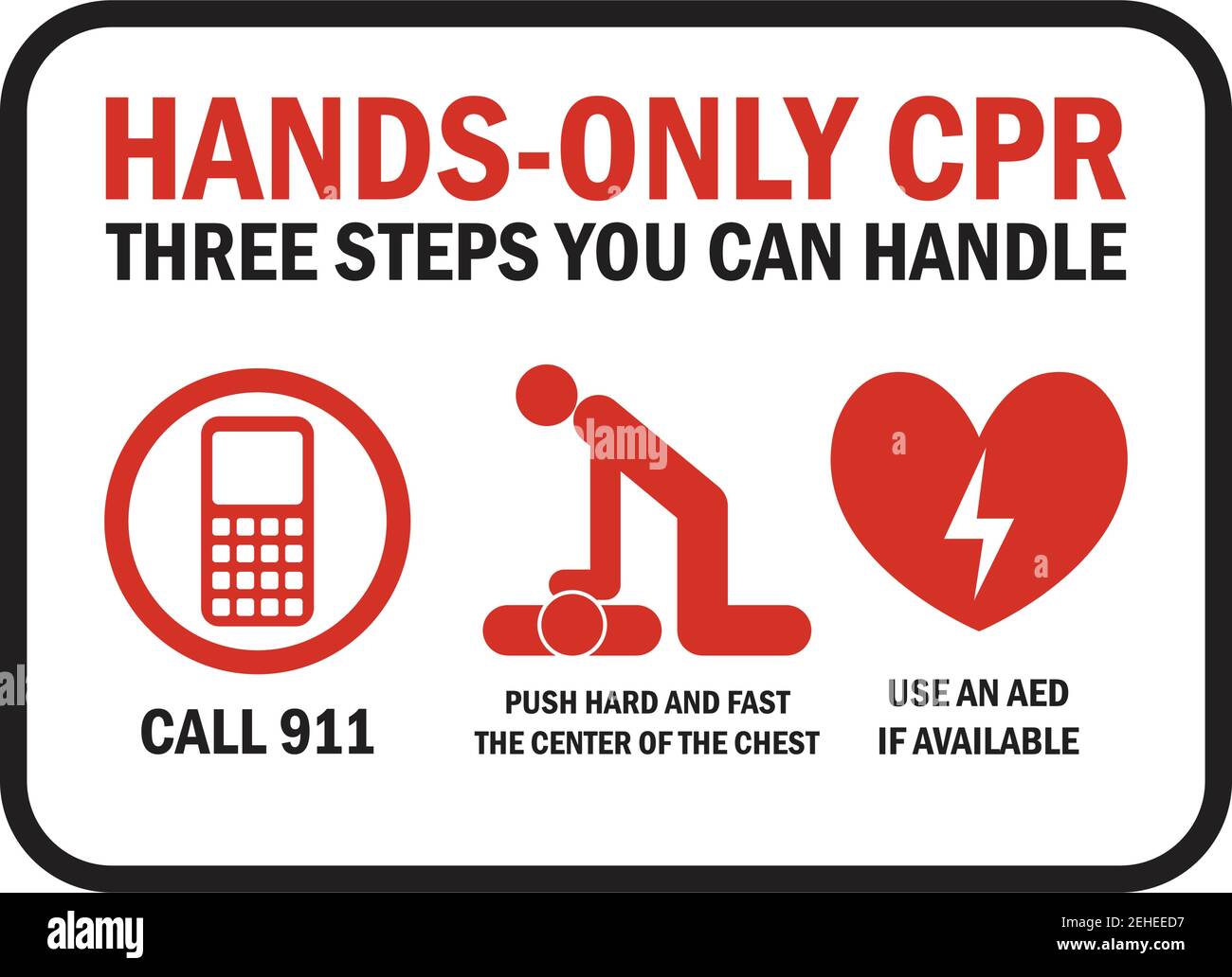 CPR Cardiopulmonary Resuscitation sign and symbol. vector illustration Stock Vector