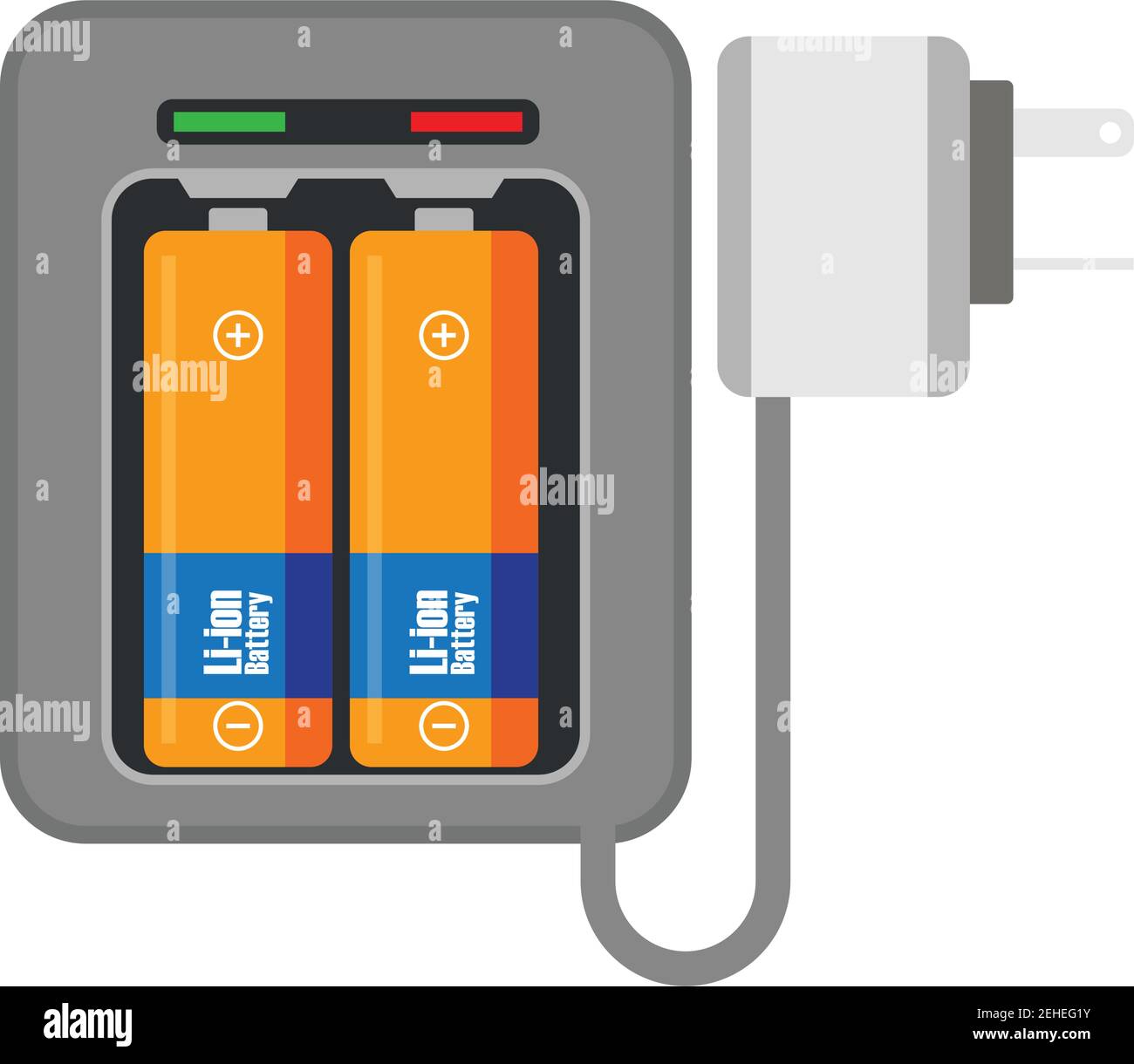 electric battery charge and alkaline batterypowered accumulator for