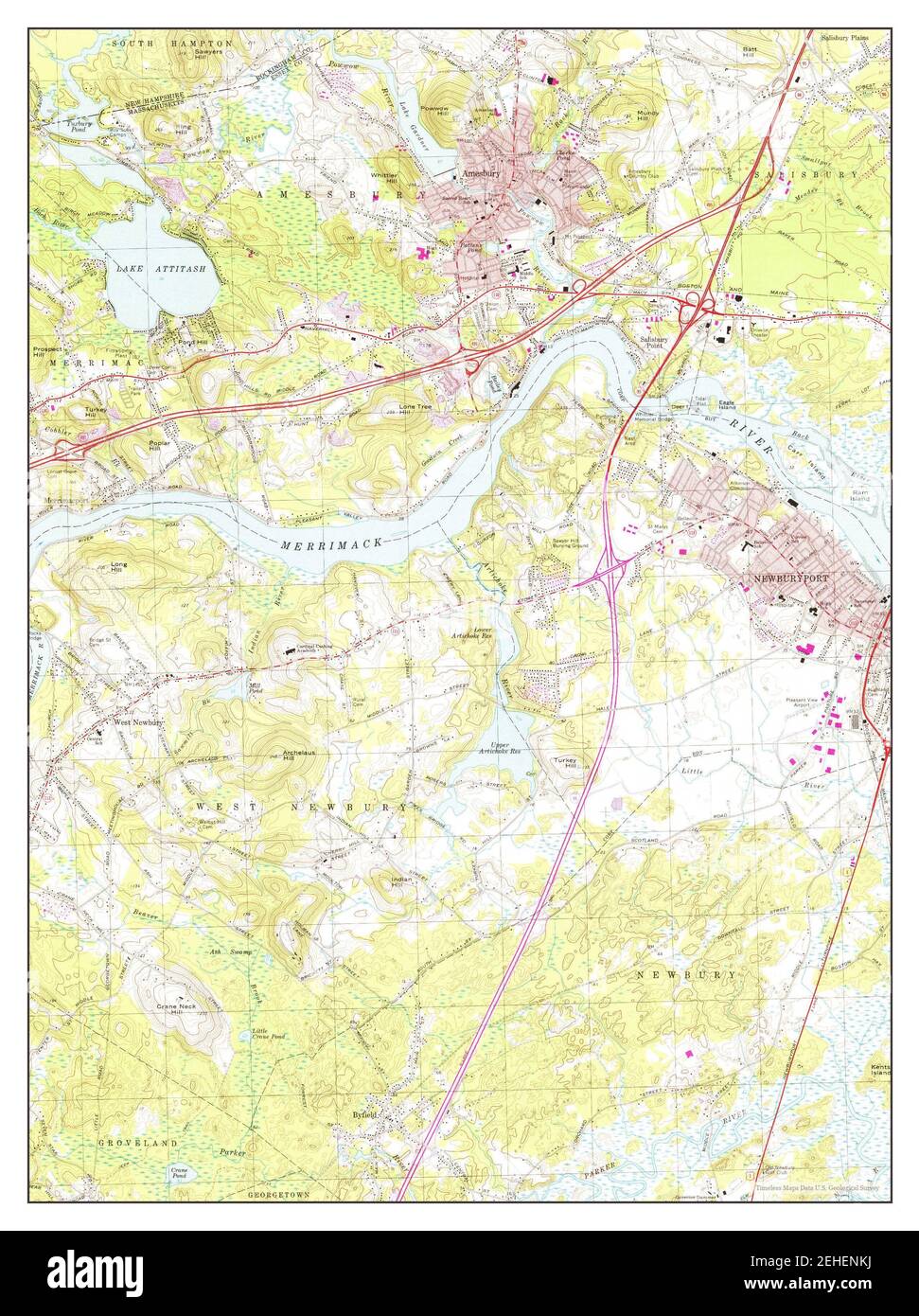 Map of newburyport Cut Out Stock Images & Pictures Alamy