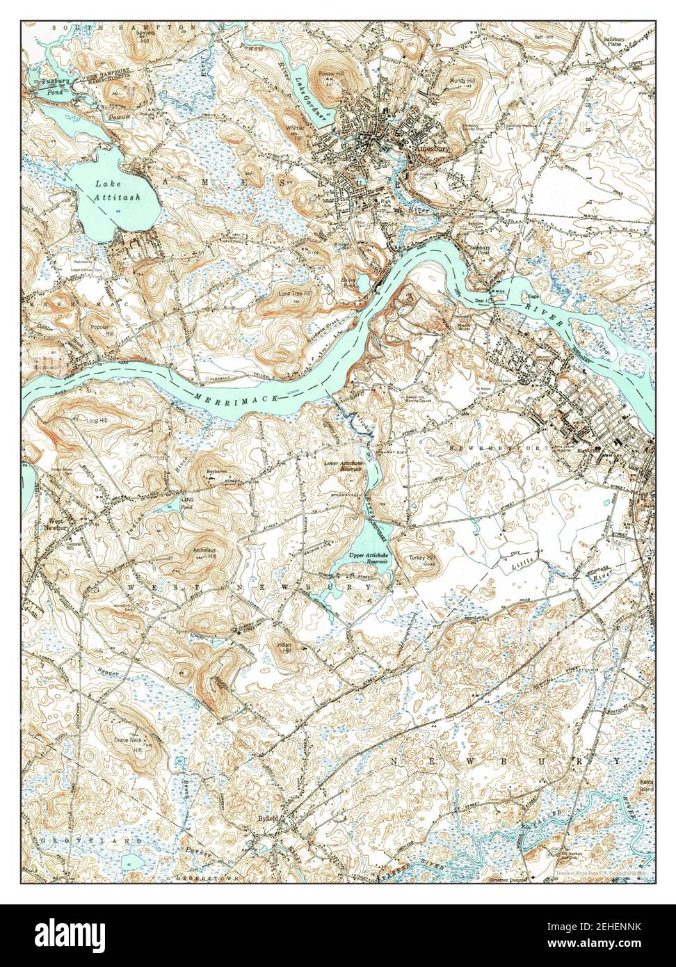 Map of newburyport Cut Out Stock Images & Pictures Alamy