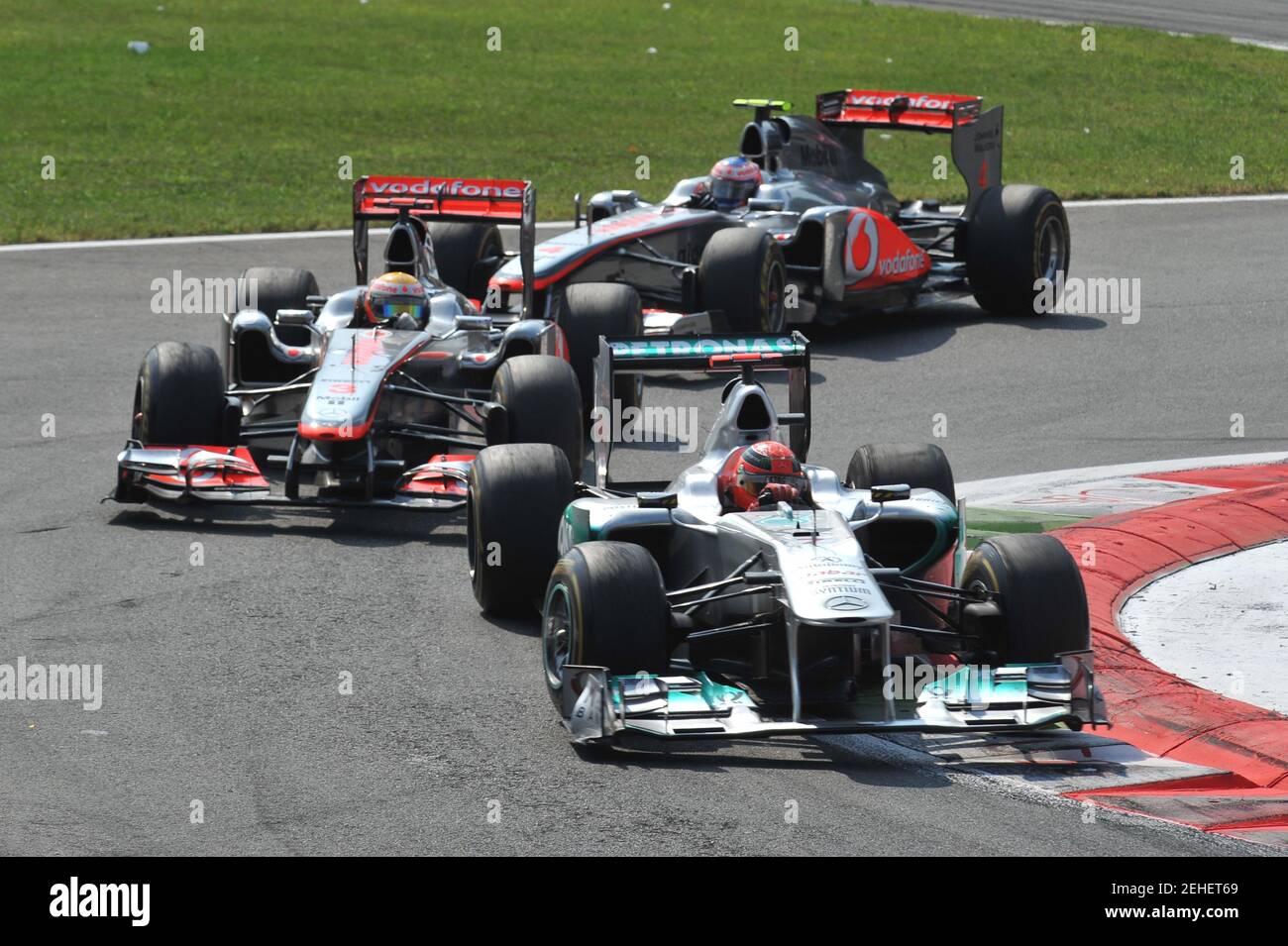 Formula One - F1 - Italian Grand Prix 2011 - Autodromo Nazionale Monza,  Monza, Italy - 11/9/11 Mercedes'