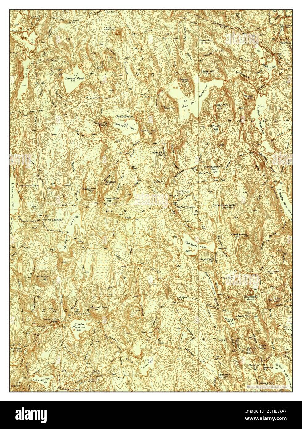 Map of paxton hires stock photography and images Alamy