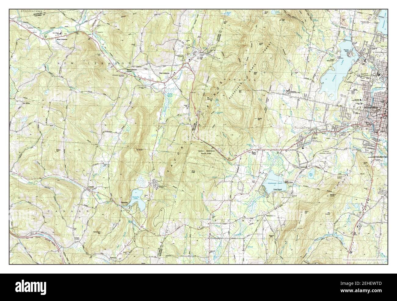 Pittsfield map Cut Out Stock Images & Pictures Alamy